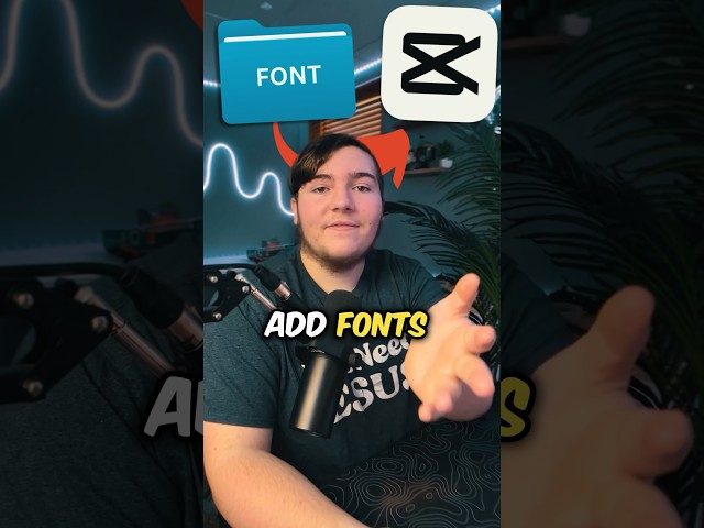 How to add Custom Fonts to CapCut PC!😯