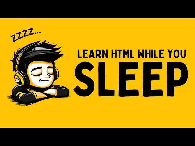 Learn HTML while You Sleep - ASMR | Relaxing Web Development Tutorial