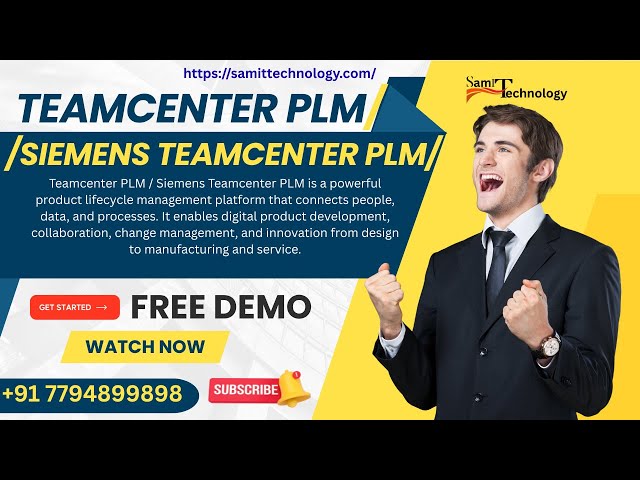TeamCenter PLM | Siemens PLM | Tutorial for Beginners | Demo | Real Time Training | Online Training
