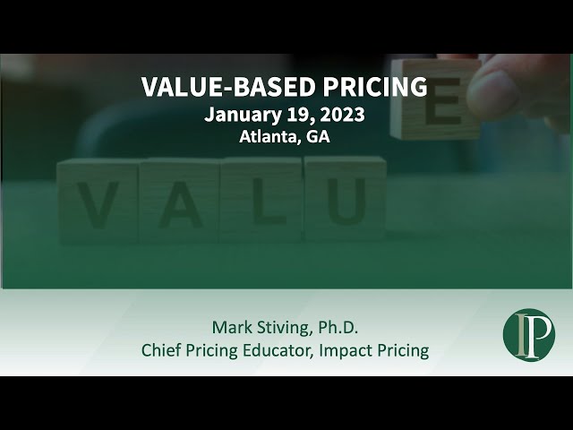 Value Based Pricing