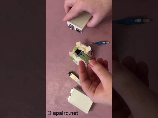 hiding ETHERNET in PLAIN SIGHT #networking #fiber #diy