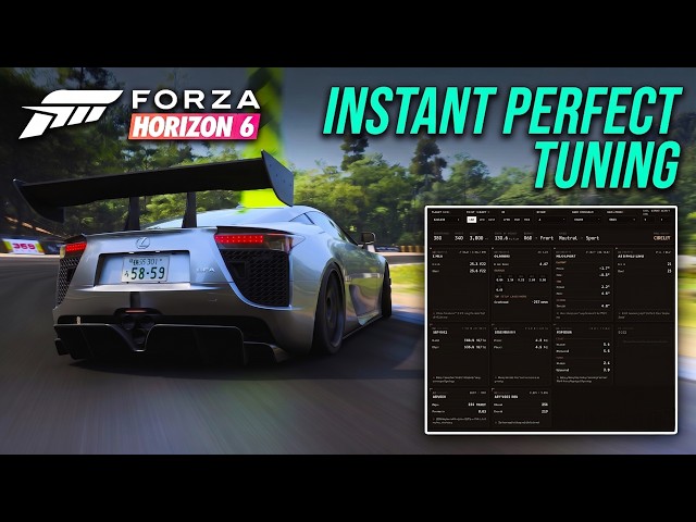 This Tool Automatically Tunes Your Cars In Forza Horizon 6