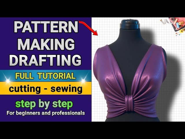Professional Bodice and Collar Pattern Drafting: From Technical Lines to Perfect Fit