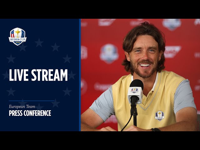 LIVE | Press Conference | European Team | Sep 24 | 2025 Ryder Cup