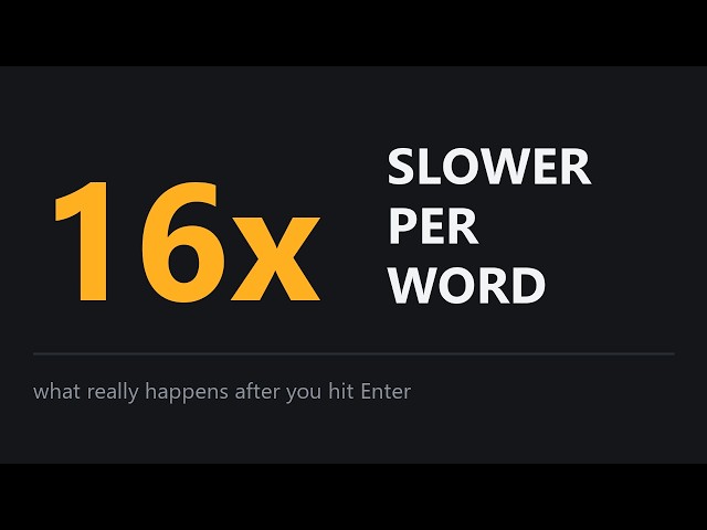 Why AI Types One Word At A Time (LLM Inference)