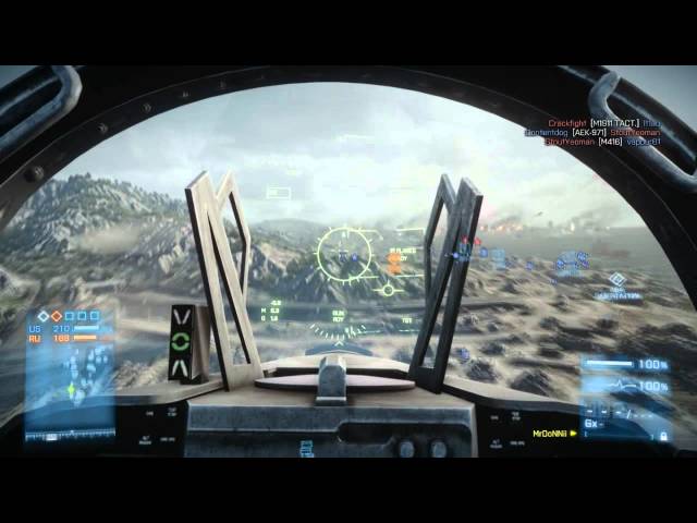 Battlefield 3: Amazing Jet Kill!
