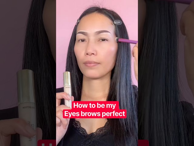How to do eyebrows tutorial #makeup #viral