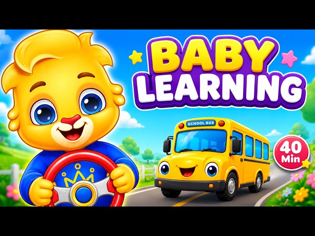 Baby Learning Videos | Toddler Learning Body Parts, First Words, Shapes & Baby Songs with Lucas