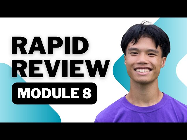 Everything I know about HSC Chemistry Mod 8 in 121 minutes