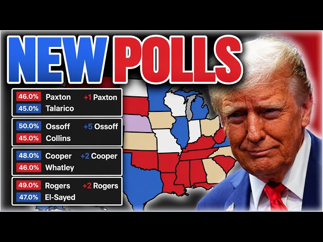 The 2026 Senate Map Based on the LAST POLL IN EVERY RACE!
