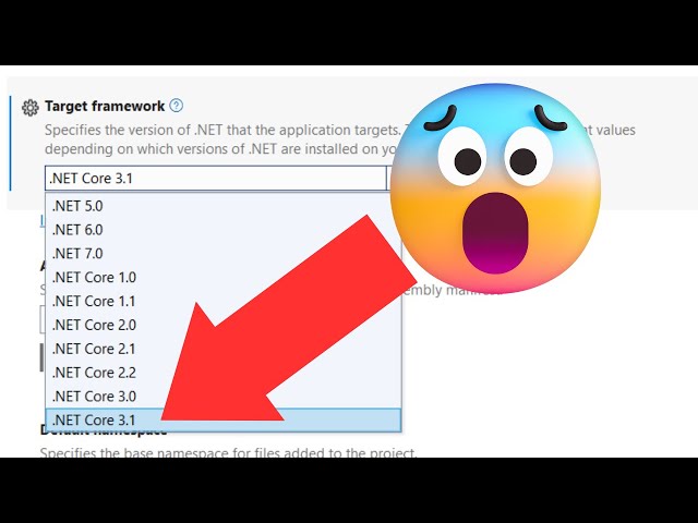 Visual Studio Missing .NET Core Versions 6,7,8 in Target Framework Dropdown