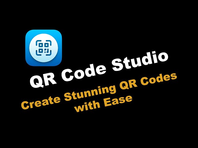QR Code Studio - Create Stunning QR Codes with Ease