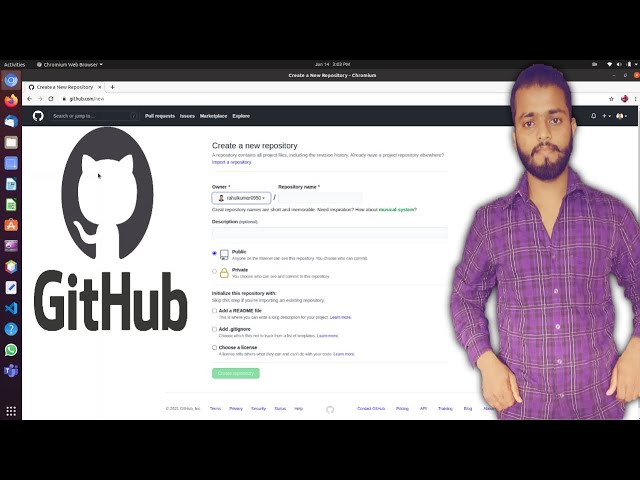 Create GitHub Repository And Upload Project On GitHub In Ubuntu Linux
