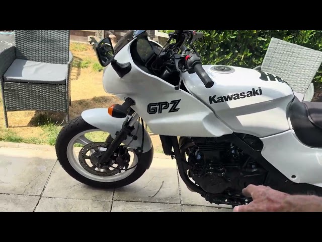 1989 Kawasaki GPZ 500EX back on the road. 
