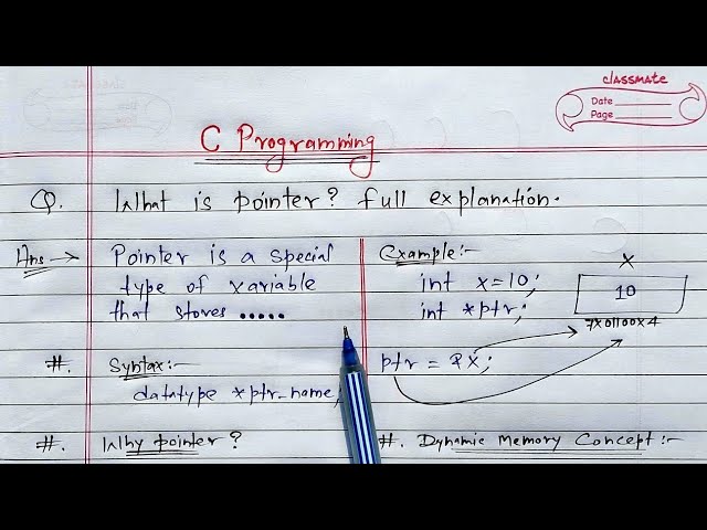 C Pointers | What is Pointer? Full Explanation | Learn Coding