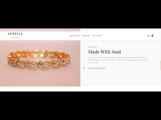 Luxury Jewellery Website 💎✨ | Premium E-Commerce UI Design | Modern Online Store