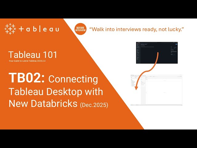 Connect Databricks with Tableau Desktop (Latest 2025 Versions) | Step-by-Step Guide