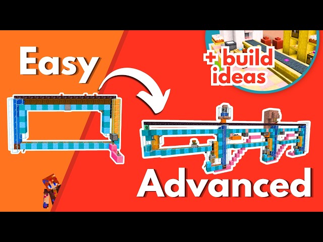 The Ultimate Minecart Conveyor Belt Tutorial (Java AND Bedrock) | Minecraft Buildstone