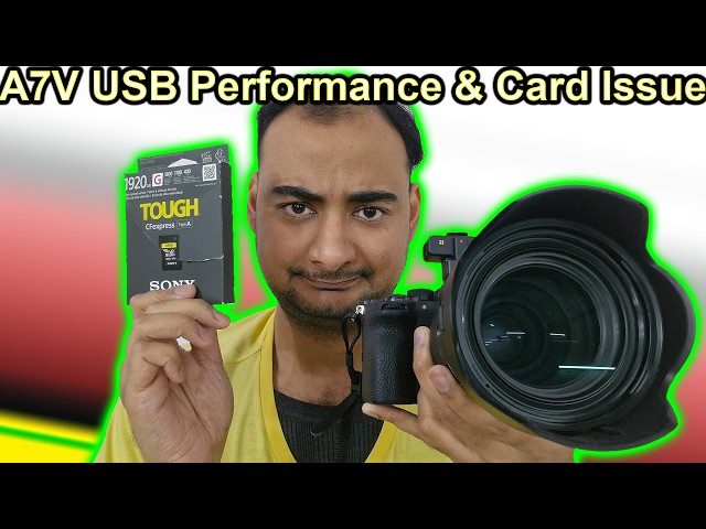 Sony A7V USB Performance & Card Issue Explained {Camera Tuesday}