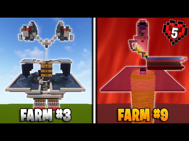 I Built 10 MUST HAVE FARMS in Minecraft Hardcore