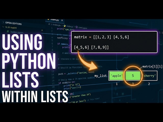 Using Python Lists Within Lists