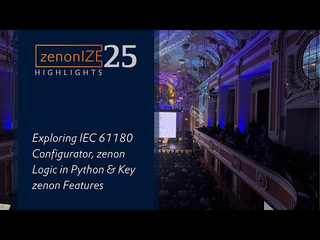 Exploring IEC 61180 Configurator, zenon Logic in Python and zenon Features