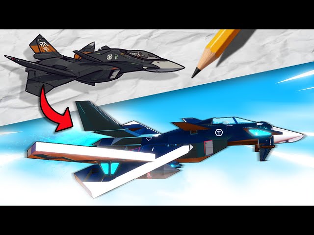 I Turned This Concept Art Into A Working Fighter Jet!