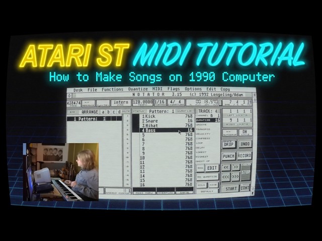 How to Make Songs on a 1990 Atari ST – Notator MIDI Tutorial
