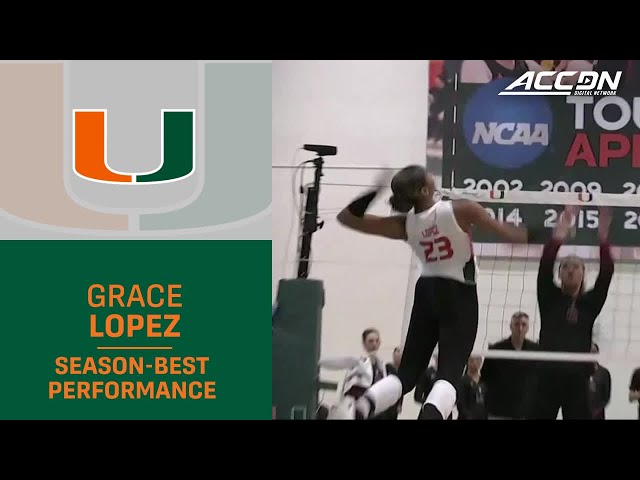 Grace Lopez's Season-Best Performance Leads Miami Over Stanford