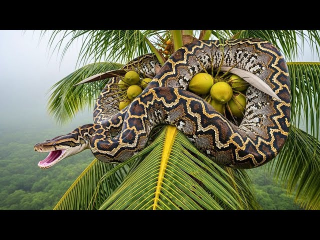 🐍 A Girl Alone Surviving the Forest | Giant Python on a Deserted Island