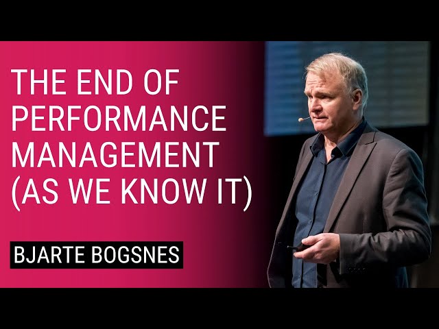 The End of Performance Management | Bjarte Bogsnes