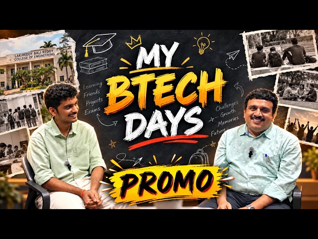 🎓 MY B.TECH DAYS | From Student to CSE HOD!