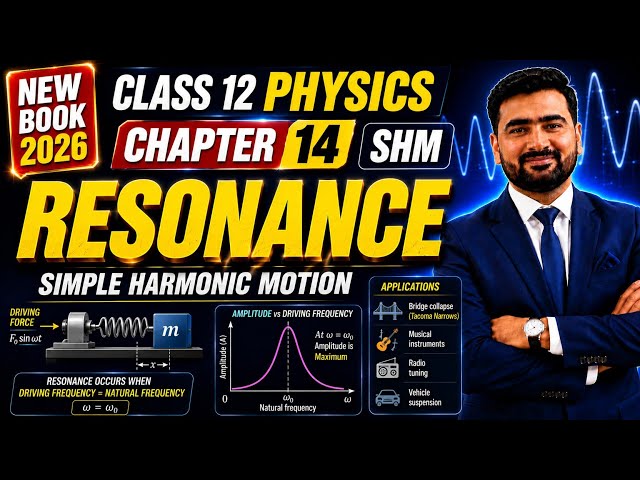 Resonance | Class 12 Physics New Book 2026 | Chapter 14 Simple Harmonic Motion 