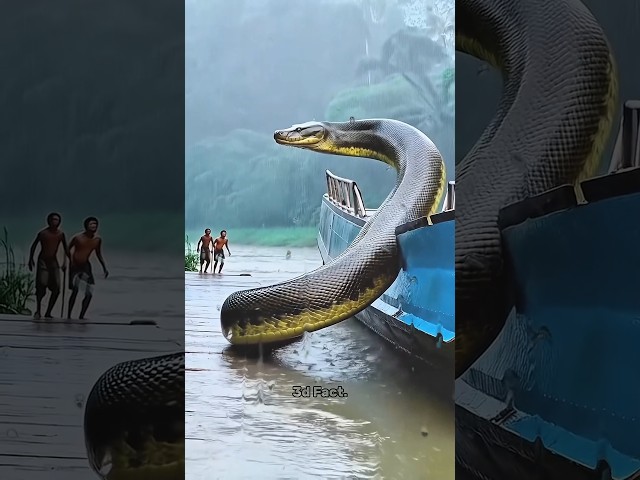 Amazon Rainforest Biggest Snake #facts #science #shorts