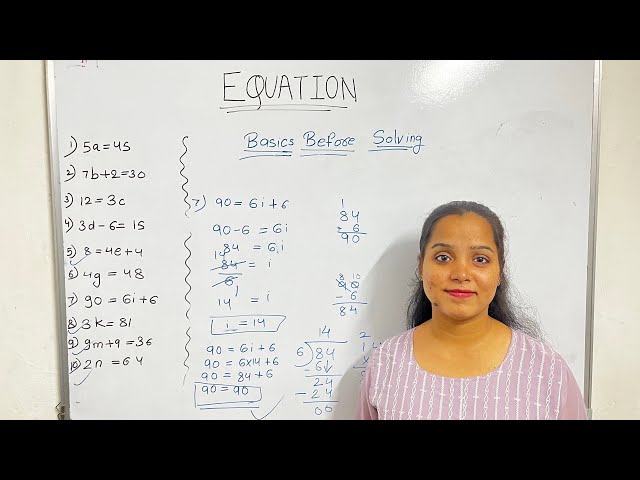 Equation Basics | Learn from Zero