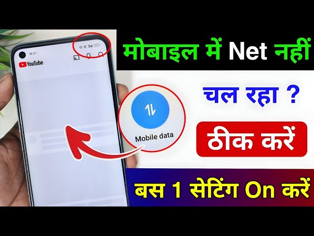 What to do if the internet is not working on the mobile | Net is not working even after turning o...