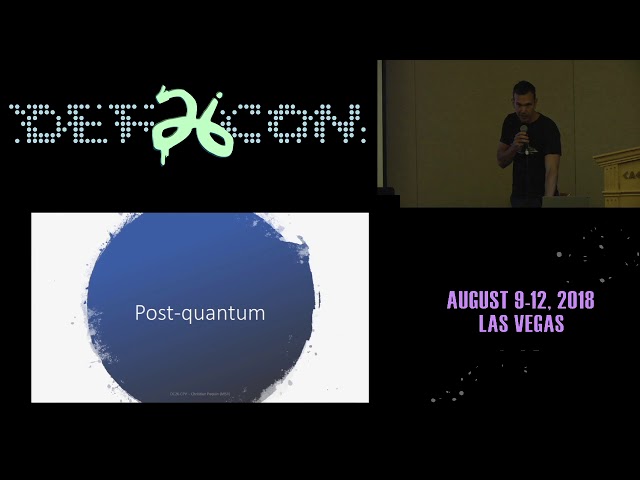 DEF CON 26 CRYPTO AND PRIVACY VILLAGE - Christian Paquin - Integrating Post Quantum Crypto
