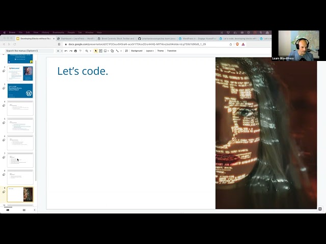 Let’s code: developing blocks without React! – Controls