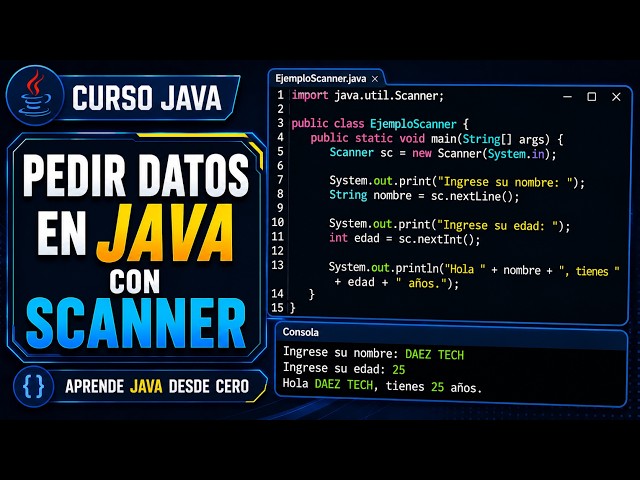 Java Scanner: The Easiest Way to Get User Input | Java Course From Scratch #4