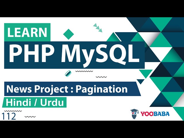PHP News Project - Pagination Tutorial in Hindi / Urdu