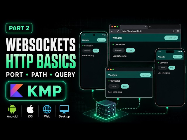 HTTP VS WEBSOCKETS : Building a Simple Echo Server using KTOR - P2 #kotlin #kmp