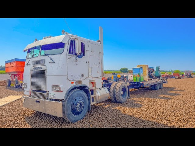 The Over Cummins hauls its first load back from an auction! 