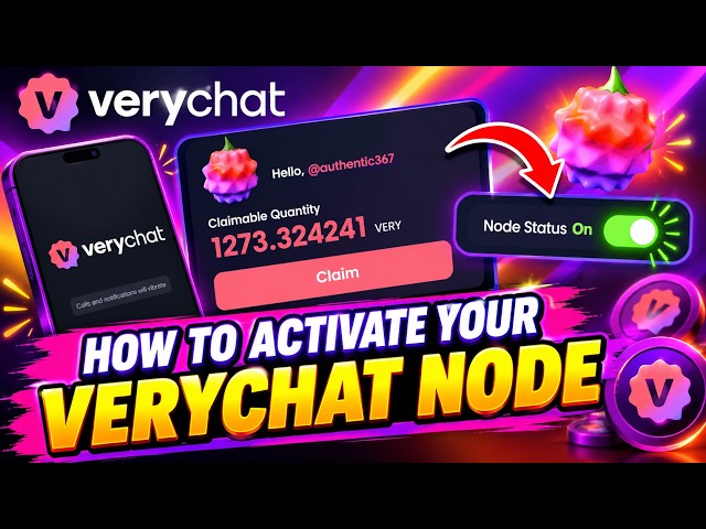 How to Activate your Verychat Node validator mining and increase your Earnings on the ecosystem.