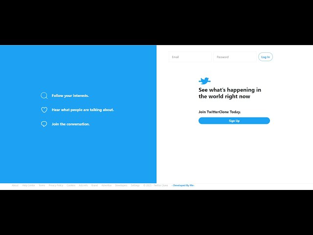 Twitter Clone in PHP MySQL with Source Code