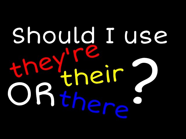 When to Use They're, Their, or There: Using Homophones for Kids - FreeSchool