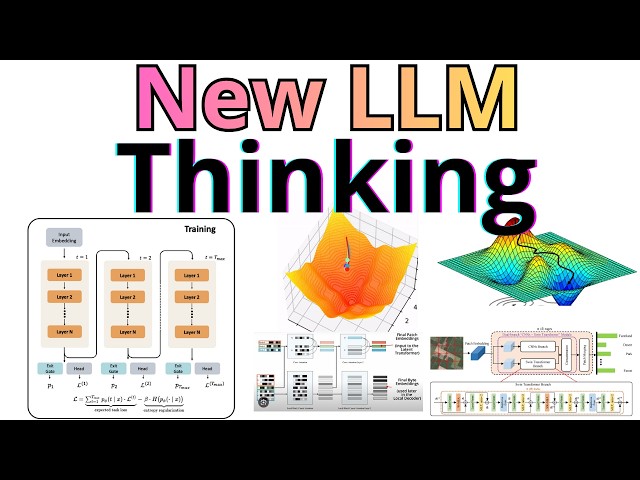 LATENT Thinking LLM - Looped Transformer Thinking - New Paper Explained