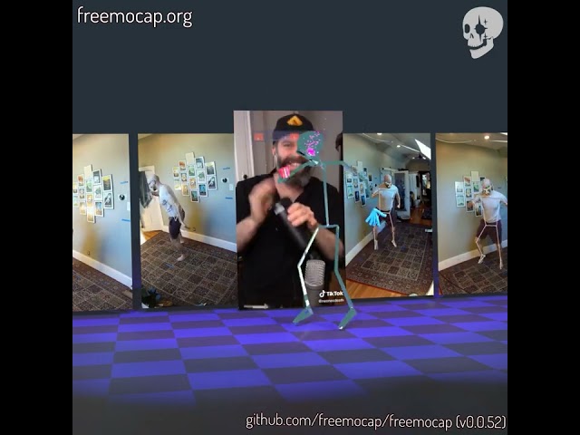 FreeMoCap v0.0.52 - Massively improved auto-generated Blender animation!