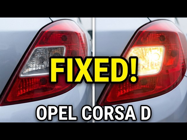 How to replace the Reverse Light Bulb (Opel Corsa D, 2007)