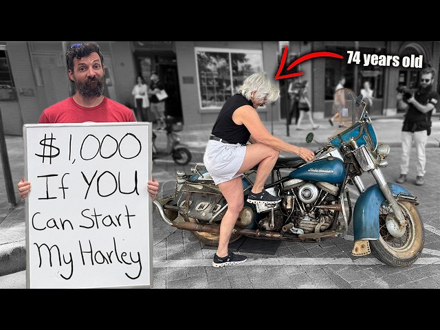 $1,000 to Anyone Who Can Start My $80,000 Harley Motorcycle?