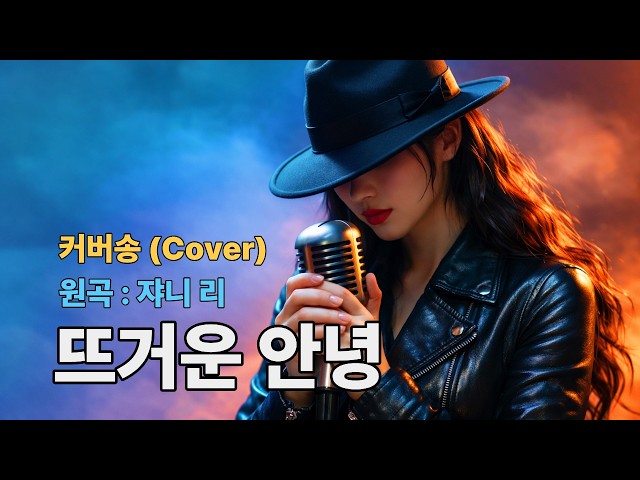 [커버(cover)송] 카페 - "뜨거운 안녕" 원곡 : 쟈니 리 / 밤에 들으면 더 좋은 노래    | 가요 | kpop | 커버송 | 통기타 | sunoai |
